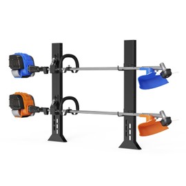 Weed Eater Racks for Open Trailer, 2 Place Heavy Duty Trimmer Racks for Open Trailers,Weedeater Rack for Open Trailer with Locks