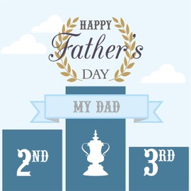 Claire Giles Hatful of Happy Podium Father's Day Card