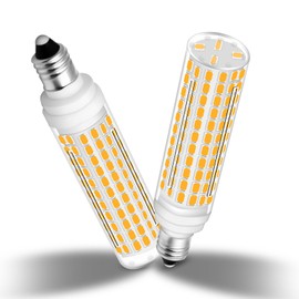 TZHILAN JD E11 LED Bulb Dimmable, E11 120V 100W Halogen Equivalent, T3/T4 Mini Candelabra Base, 10W 1000 LM E11 Bulbs for Ceiling Fans, Chandeliers, Cabinet Lighting, 3000K Warm White, ‎2 Pack