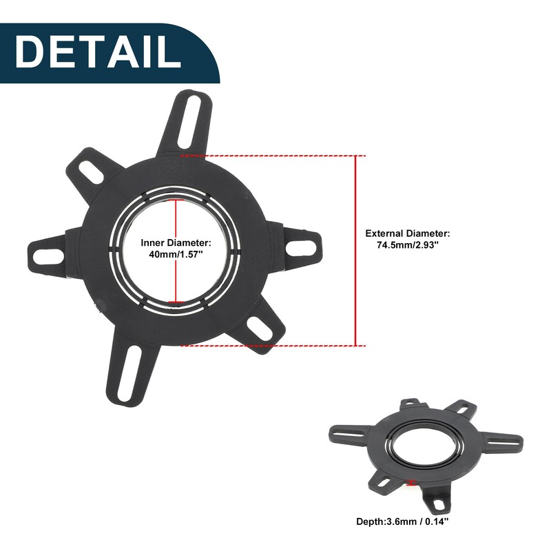 TUCKBOLD Car Boat RV Speaker Spacer Ring Midrange Speaker Spacer