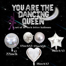 Roaring Good Time You are the Dancing Queen Decoration You are the Dancing Queen Balloons You are the Dancing Queen Banner You are the Dancing Queen Sign 70s Disco Decoration