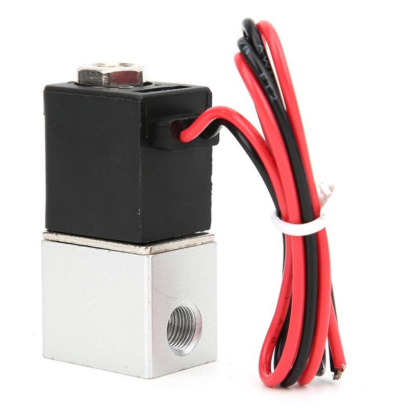 Quick Response Solenoid Valve Water Air Oil 2-Position 2-Way Aluminum