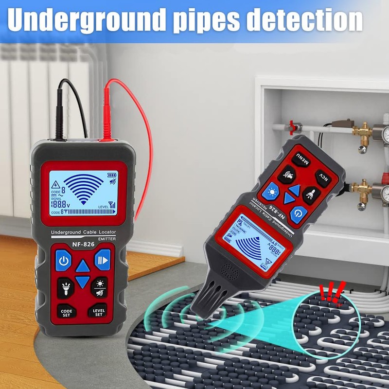NOYAFA NF-826 Underground Cable Tester Locator Circuit Tracer Metal Pipe