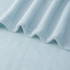 CAI TENG Fleece Throw Blankets 6 Pack Bulk Light Blue