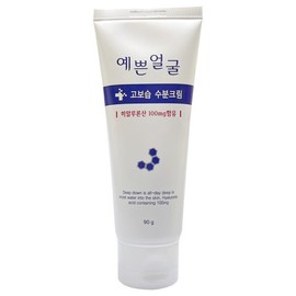 Wellbeing Health Pretty Face High-Moisture Moisturizing Cream 90ml (4 Pieces) / Circle / 웰빙헬스 예쁜얼굴 고보습 수분크림 90ml 4개  써클