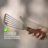 GEFU Madero Spatula Flat Kitchen Turner with Stainless Steel Surface