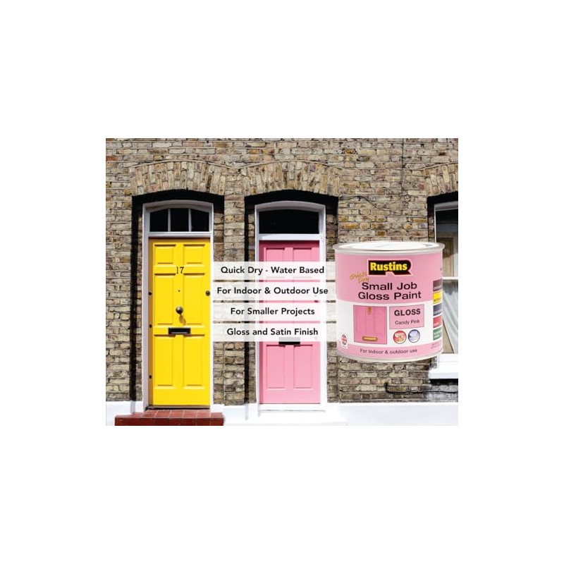 Rustins Small Job Poppy Gloss Paint 250ml