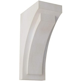 Ekena MillworkCORWD03X04X08FEWHSmall Felix Wood Vintage Decor Corbel3"W x 4 3/4"D x 8"HChalk Dust White