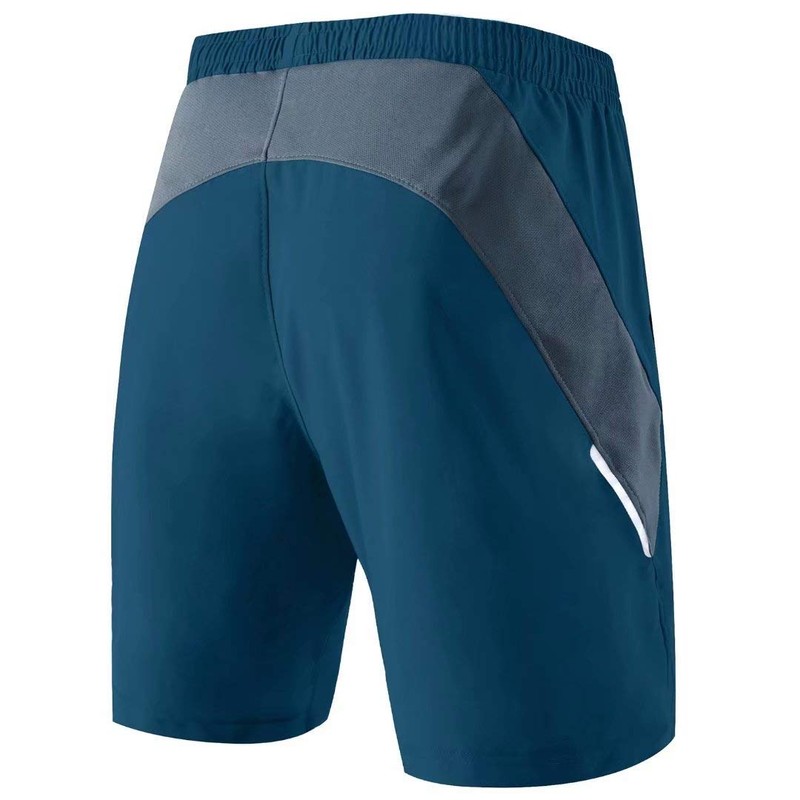 Men’s Sports Shorts, Quick-Drying, Lightweight, with Zip Pocket, peacock blue