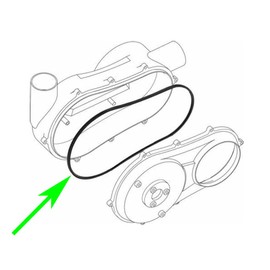 Outer Clutch Cover Seal Belt Box Seal Drive Clutch Cover Gasket Compatible with Polaris 5521831 ACE RZR 1000 XP 900 S Ranger 900 1000