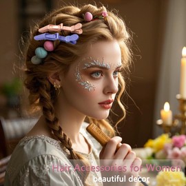 Crocodile Hair Clips for Styling, 6 Pcs Professional Large Black Hair Sectioning Clips for Thick Fine Hair, No Crease Hairdressing Clips for Girls Women, Alligator Hairclips