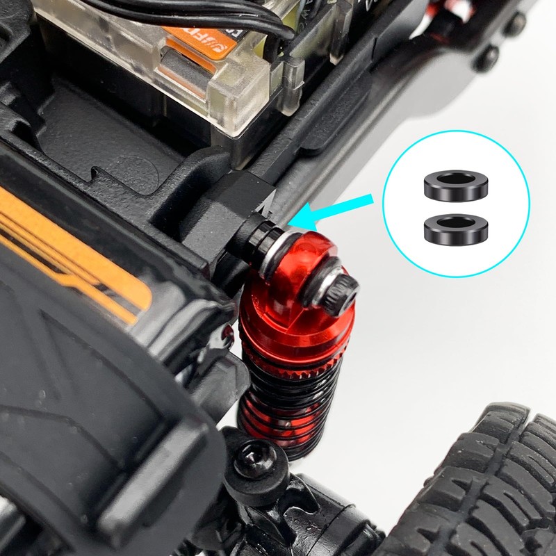 AXspeed RC Shock Kits Metal Shock Absorber with Thread for