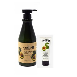 Codi Avocado Hand & Body Lotion Big and 1 Small Set, 750ml/25oz + 3.3oz/100ml