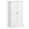 HOMCOM 41" Kitchen Pantry, Modern 2-Door Kitchen Storage Cabinet with