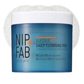 Nip + Fab Glycolic Fix Daily Cleansing Pads, 60 Pads 55mm Diameter