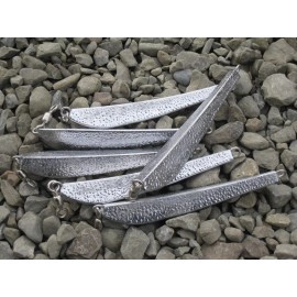 Stuarts Stalkers 6 fishing Norway Viking cod jigs lures 8oz jigging no hooks unplated