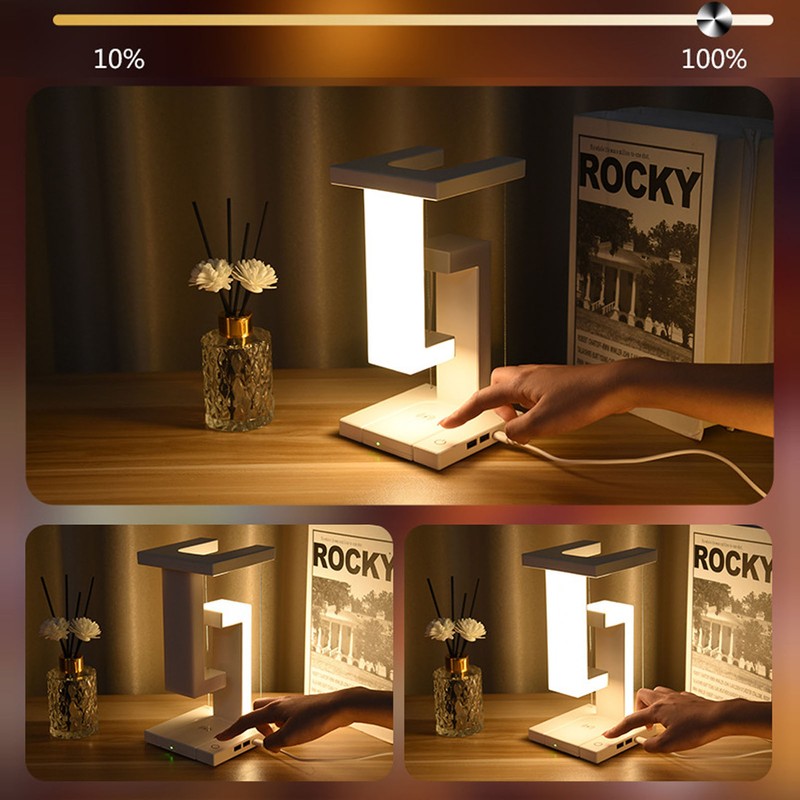 Night Lamp Bedside LED Table Lamp Suspension Floating Touch Control