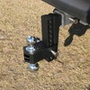 ANTbay Adjustable Trailer Hitch Towing Ball Mounts, Fits 2-Inch Receiver,