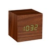 Gingko Cube LED Click Clock Alarm Clock With Sound Activation