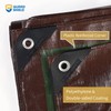 GUARD SHIELD Brown/Green Tarps Heavy Duty Plus+ Waterproof 12x20 Feet,