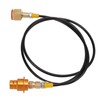 CO2 Tank Adapter Hose 60 Inch Brass ABS Soda Machine