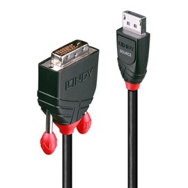 LINDY 36270 0.5 m HDMI to DVI Cable, Line - Black