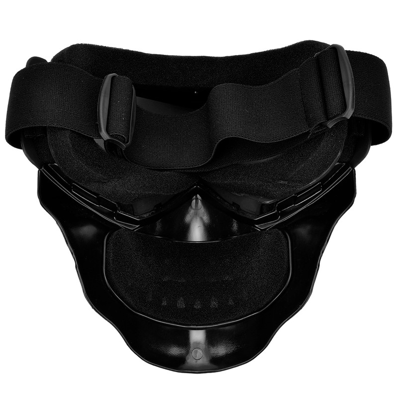 Outdoor Skull Motorcycle Helmet Goggles Face Mask Motorbike Racing Glasses
