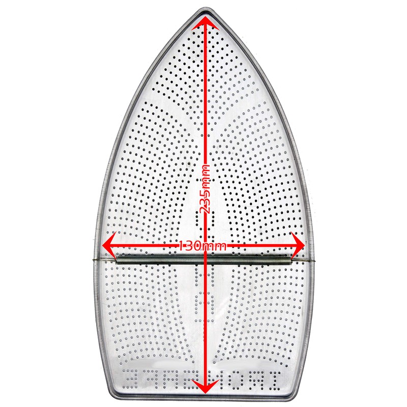 Iron-Safe Premium Iron Shoe with Top Hat Non-Stick Laminate Sole