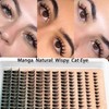 Manga Lash Clusters Wispy Eyelash Extensions 192 Pcs Anime Eyelashes