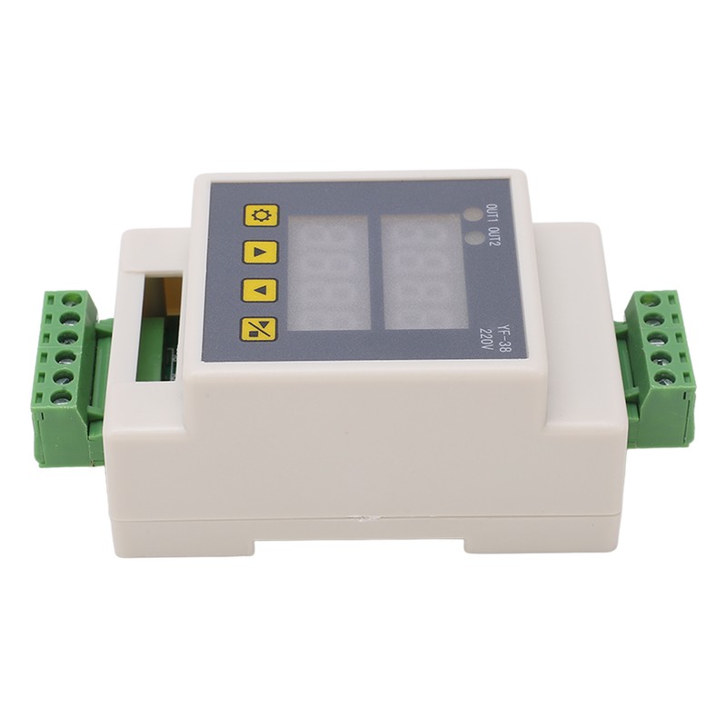 Timer Module 2 Channel Accurate LCD Screen ABS Delay Module