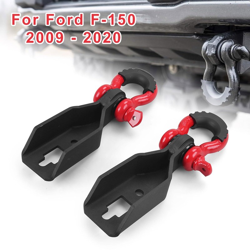 Dyno Racing Front Tow Hook Shackle Mount Kit Compatible with