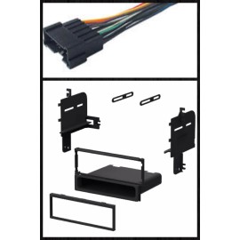 xscorpion Single Din Car Radio Dash Kit Combo for some 2005 2006 2007 2008 Hyundai Tucson