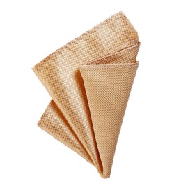 DonDon 2-piece set with a men's bow tie and matching hanky in the same colour, ready tied and adjustable for size gold