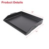 Universal Cast Iron Cooking Griddle for Gas Grill, 18.6" x