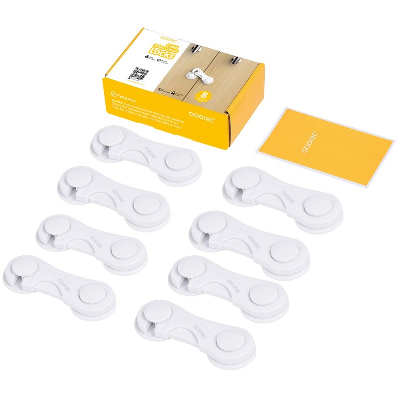 Child Safety Cabinet Locks, Adoric Baby Child Proof Cabinet Kitchen