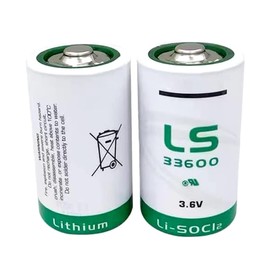 MXCSELLERS (2-Pack) for Saft LS33600 Battery 17000 mAh LS 33600 3.6V D-Cell Lithium Thionyl Chloride Battery