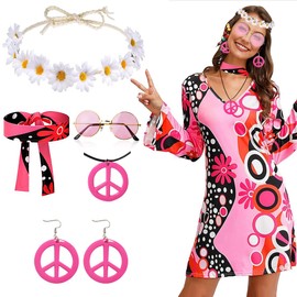 Sprinlot Hippie Costume Lady