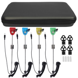 LED Illuminated Indicator Fishing Bite Sound Alarm Fishing Tackle Boxes Rod Accessory