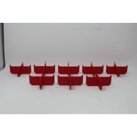 Fits Low Profile Milwaukee Packout Storage Tray Red 4 Way Divider 8 Organizers
