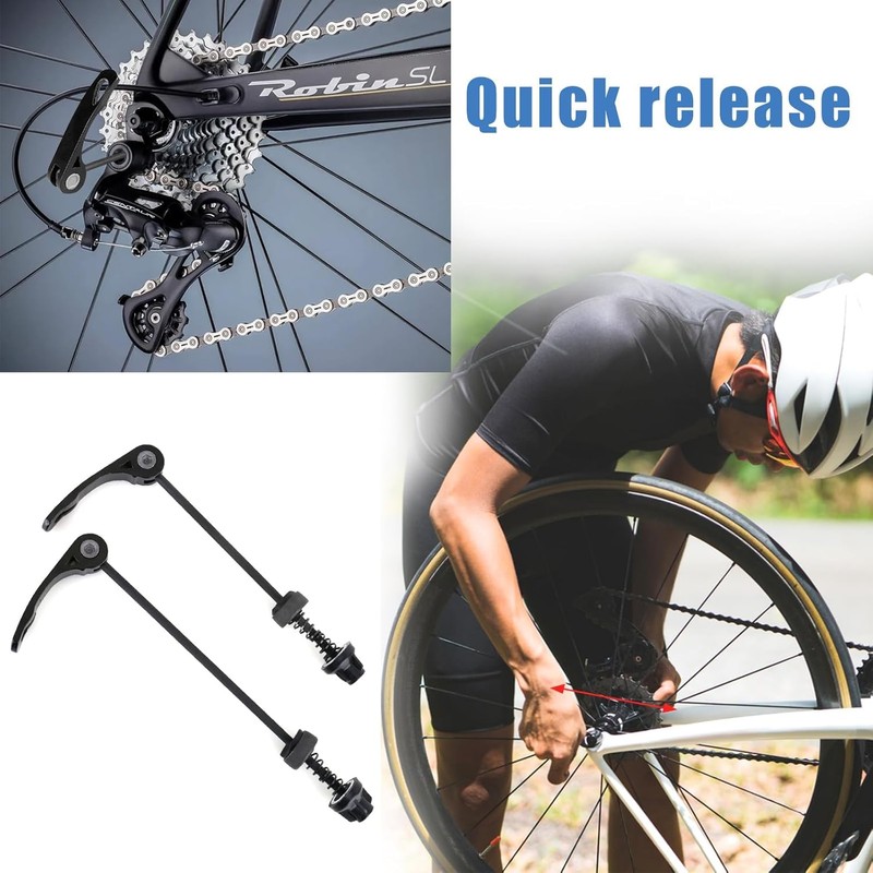 CTDMJ Quick Release Bicycle 2 Pieces, Front and Rear Wheel