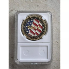 U.S. Navy Veteran Challenge Coin With Case