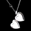 Baoblaze Elegant Multi Color Change Heart Stone Locket Pendant Mood