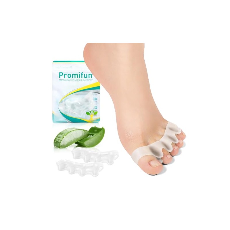 Promifun Toe Separators, 8 Pack Bunion Corrector for Women/Men, Toe