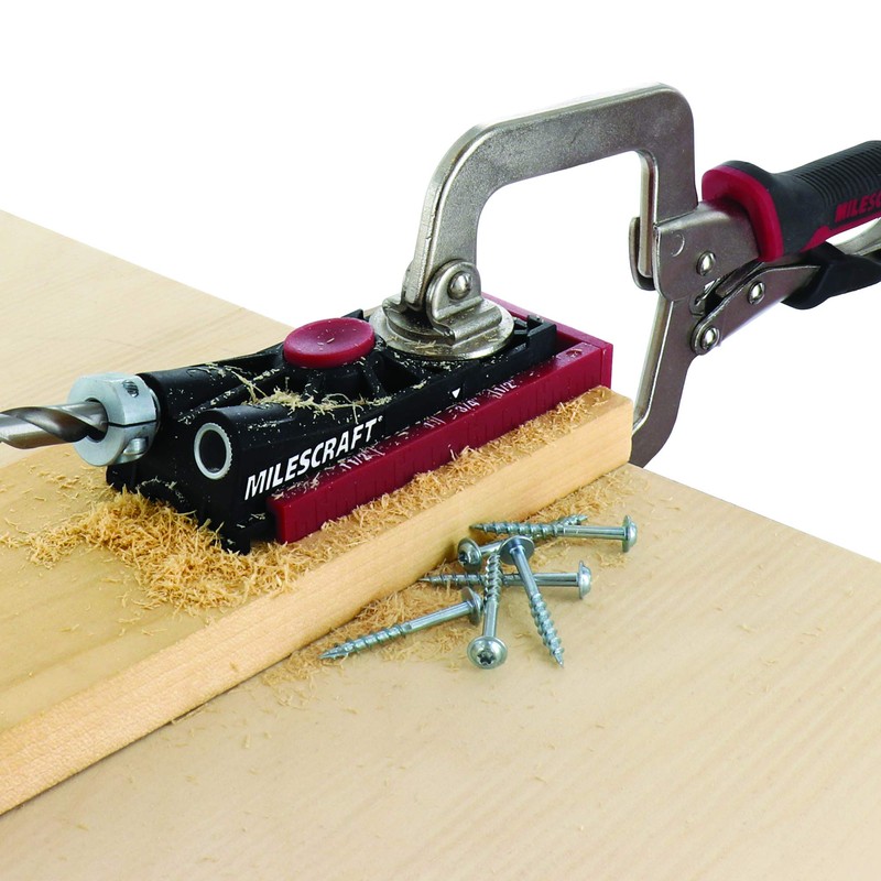 Milescraft 7336 Pocket Jig 200XCJ - Pocket Hole Bundle with