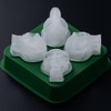 SHAPED 2-PACK 3D Ancient Alien Ice Mold Trays, Flexible Silicone
