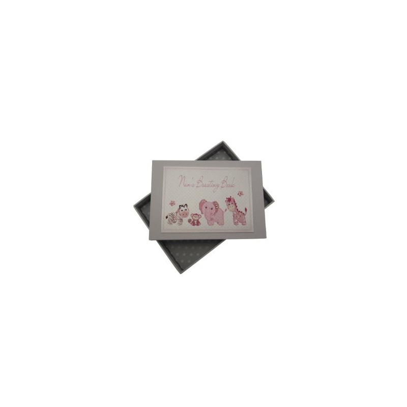 White Cotton Cards Nan's Boasting Book Tiny Photo Album Toys