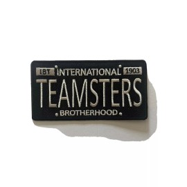 Unbranded Teamster 5” 2.5” Embroidered Gray Patch. Iron Or Sew On. make Me An Offer!
