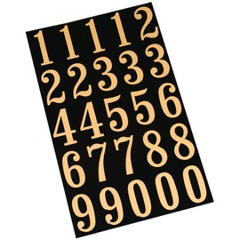 Hy-Ko Packaged Numbers & Letters, DIY Address Number Stickers for Deliveries and Navigation, Self-Adhesive House Decals for Siding, Door, Mailboxes
