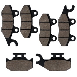 Brake Pads Front and Rear Compatible with Yamaha Rhino 660 YXR660 2004-2006 / Raptor 700 YFM700 2006-2012