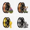 iSANGHU 4Packs Gradient Silk PLA 3D Printer Filament Bundle, Color